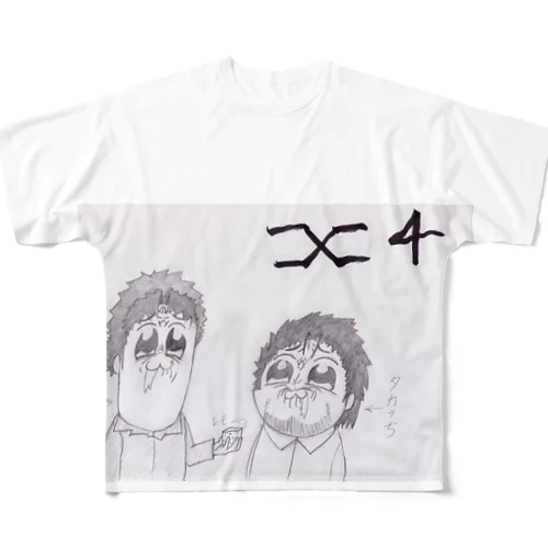 X4 フルグラフィックTシャツ