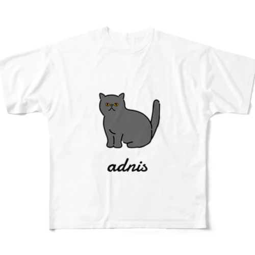 adnis フルグラフィックTシャツ