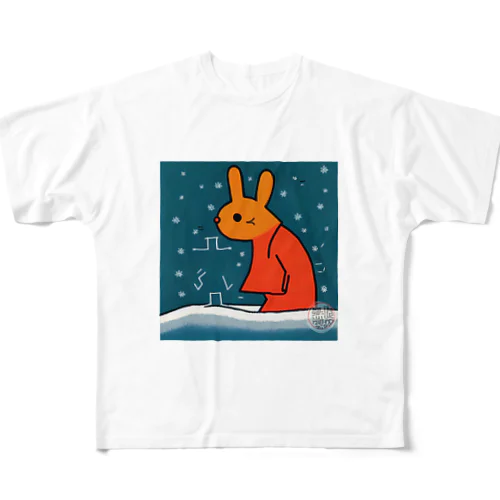 カラフルな生き物シリーズ フルグラフィックTシャツ