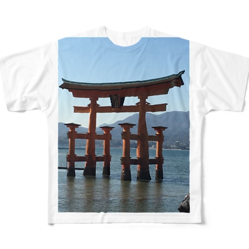 鳥居だよ All-Over Print T-Shirt