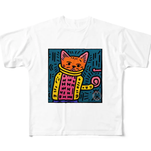 カラフルな生き物シリーズ All-Over Print T-Shirt