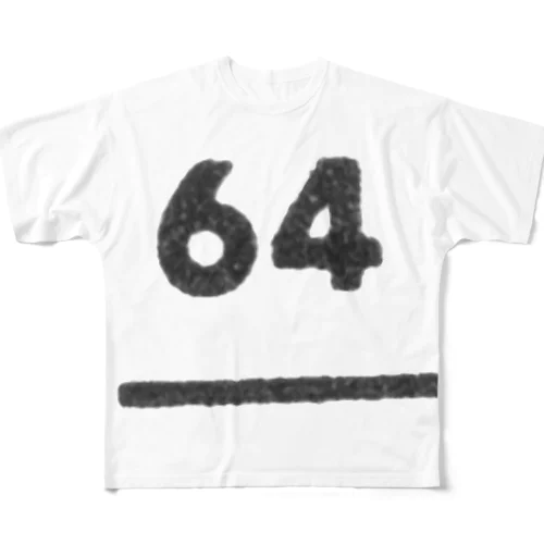 No64 フルグラフィックTシャツ