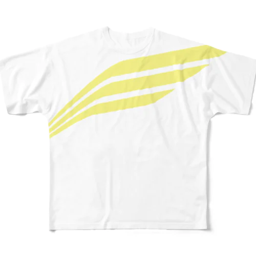 ELITUS BIG LOGO TEE (YELLOW) フルグラフィックTシャツ