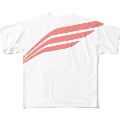 ELITUS BIG LOGO TEE (PINK) フルグラフィックTシャツ