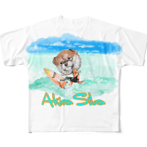 AKIRA.柴 All-Over Print T-Shirt