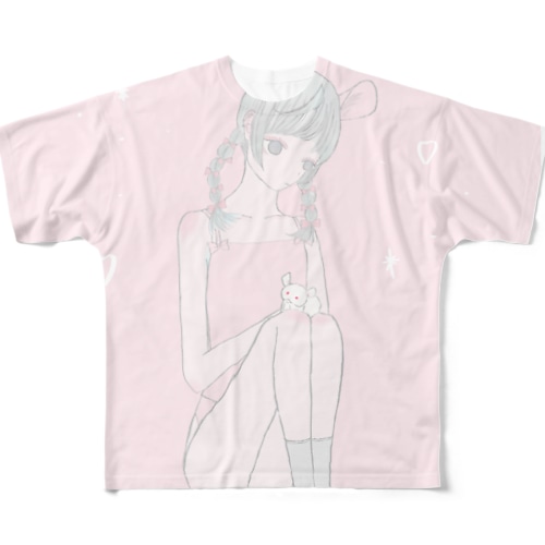 いきぬく🐁 All-Over Print T-Shirt
