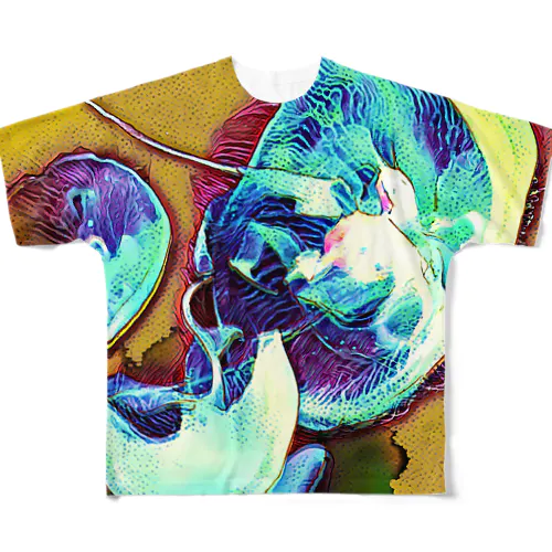 Psyberpunk Jerry Fish フルグラフィックTシャツ