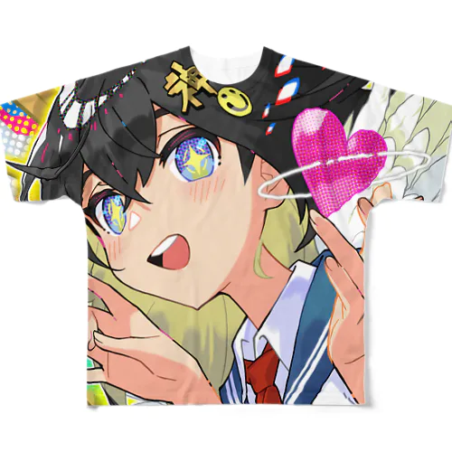 MEGAMI #1 グッズショップ フルグラフィックTシャツ