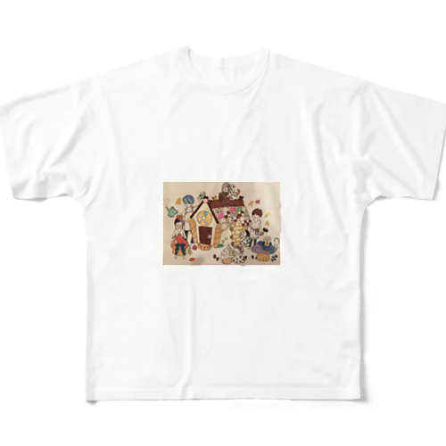 お菓子の国のブレイクタイム All-Over Print T-Shirt