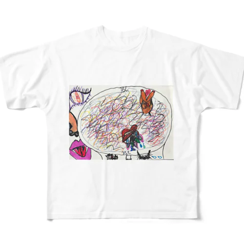 私の脳内の中 All-Over Print T-Shirt