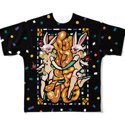 フクガクルフク All-Over Print T-Shirt