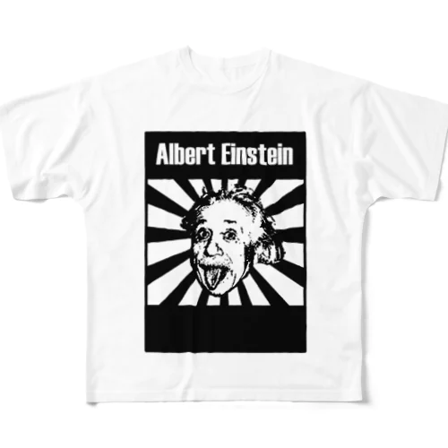 アルベルト・アインシュタイン Albert Einstein 풀그래픽 티셔츠