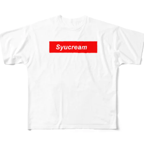 シュクリーム フルグラフィックTシャツ