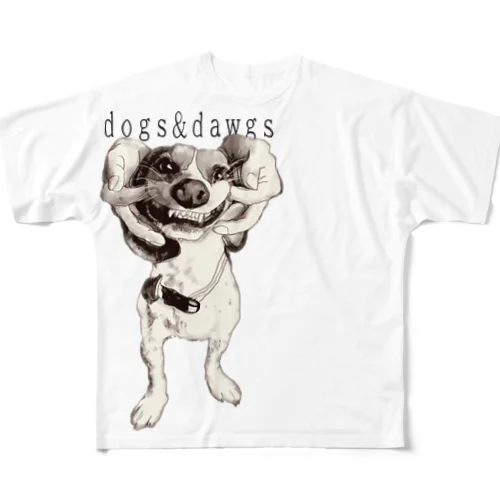 dogs&dawgs All-Over Print T-Shirt