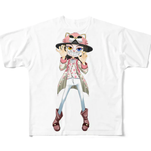 Caitsith Tennchann フルグラフィックTシャツ