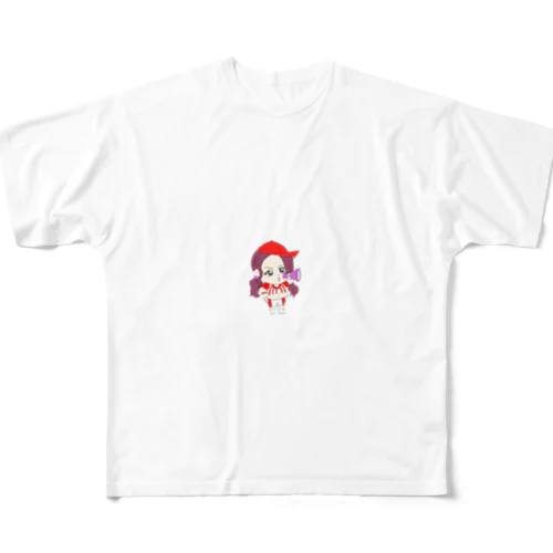 野球女子うららん All-Over Print T-Shirt