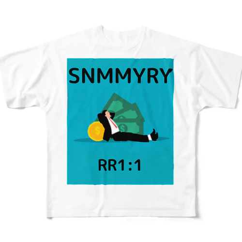 RR1:1 RICH MAN All-Over Print T-Shirt