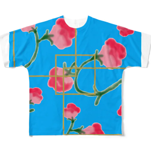 スイトピー　 All-Over Print T-Shirt