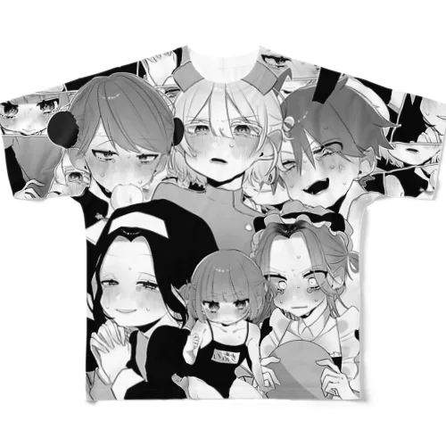 女装男子シリーズ All-Over Print T-Shirt