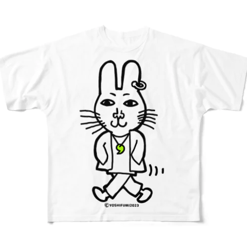 うさぴょん2023 All-Over Print T-Shirt