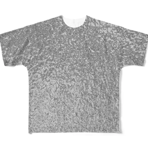 Shining Silver All-Over Print T-Shirt