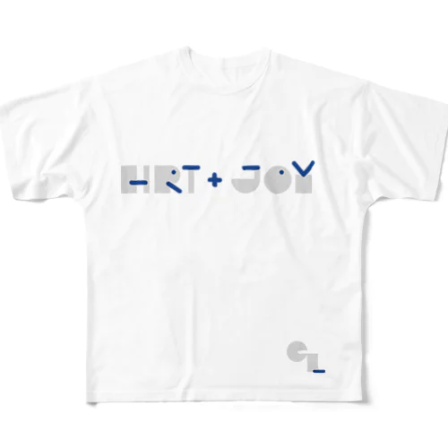 HRT+JOY Tシャツ フルグラフィックTシャツ