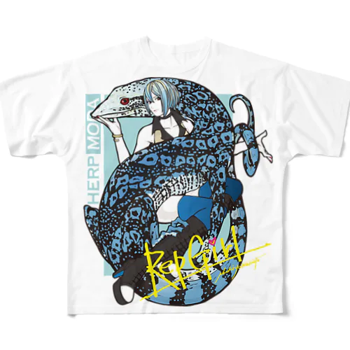 RepGirl/コバルトツリーモニター All-Over Print T-Shirt