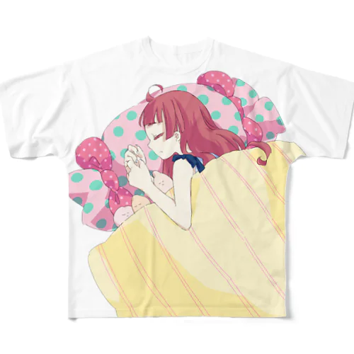 ねむねむまり（ウェア・その他） All-Over Print T-Shirt