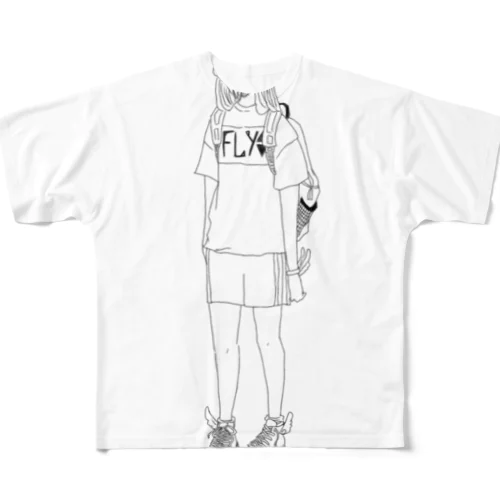 先鋭さん All-Over Print T-Shirt