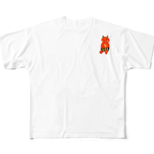 可愛い赤鬼ちゃん② All-Over Print T-Shirt