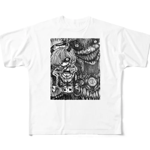 not angel All-Over Print T-Shirt