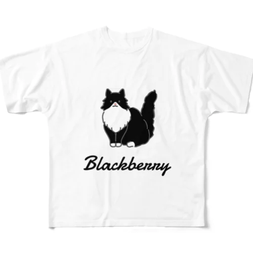 Blackberry All-Over Print T-Shirt