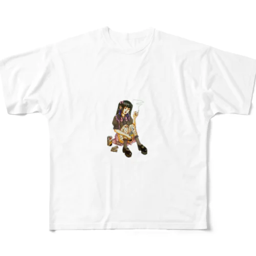 不幸な女2 All-Over Print T-Shirt