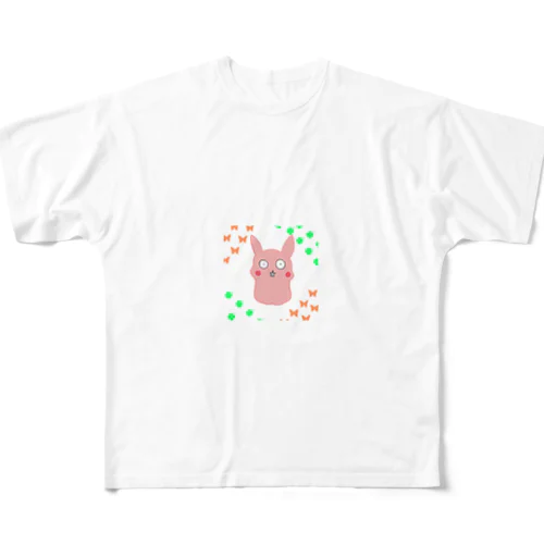 うさぎ🐰 All-Over Print T-Shirt