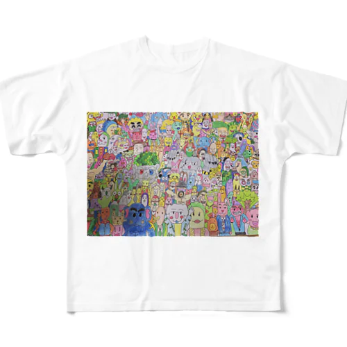 笑顔の花🌻〜1人1人違ってみんな良い〜 All-Over Print T-Shirt