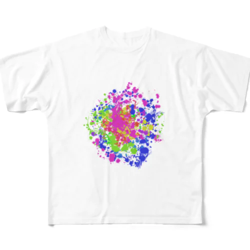 爆発 All-Over Print T-Shirt