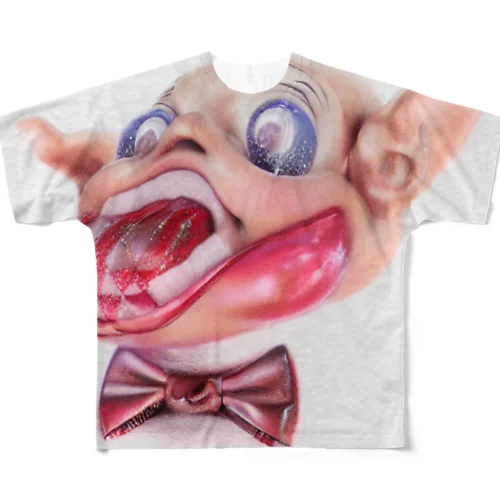 LICK MONSTER Jr. by AI All-Over Print T-Shirt