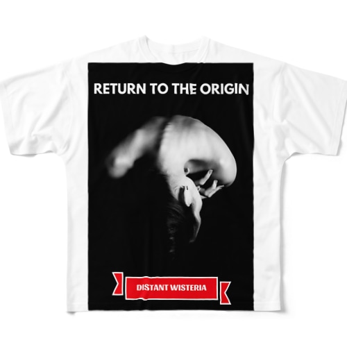 DISTANT WISTERIA　Return to the origin All-Over Print T-Shirt