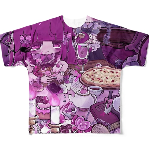 愛情過剰摂取ちゃん All-Over Print T-Shirt