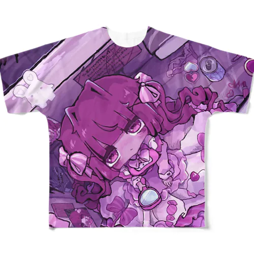 愛情過剰摂取ちゃん② All-Over Print T-Shirt