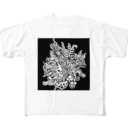 狐火 All-Over Print T-Shirt