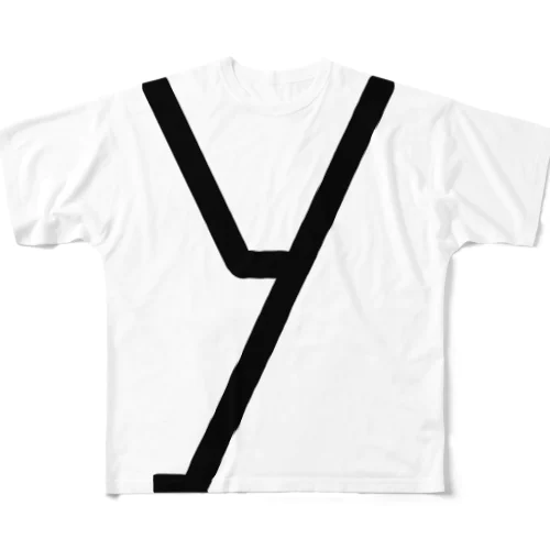 『ｙ』シャツ All-Over Print T-Shirt