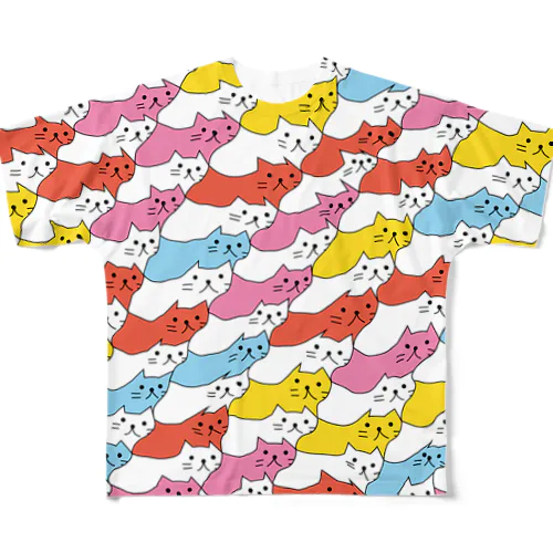 ニャンズ２ All-Over Print T-Shirt