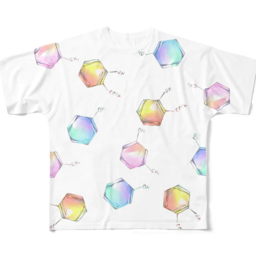 芳香族化合物2 All-Over Print T-Shirt