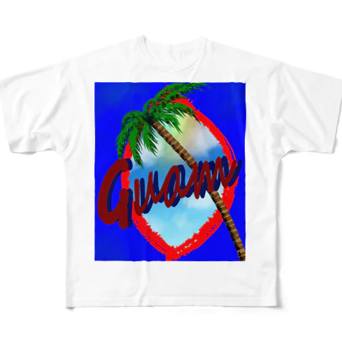 Guam フルグラフィックTシャツ