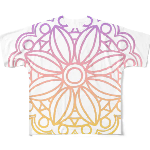 MANDALA•25• フルグラフィックTシャツ