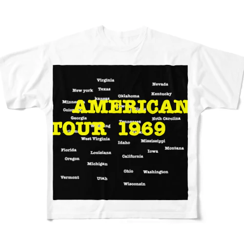 AMERICAN TOUR All-Over Print T-Shirt