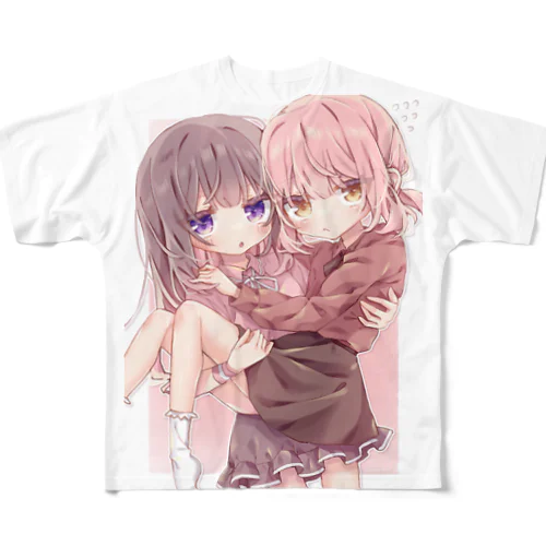 おひめさまだっこ フルグラフィックTシャツ