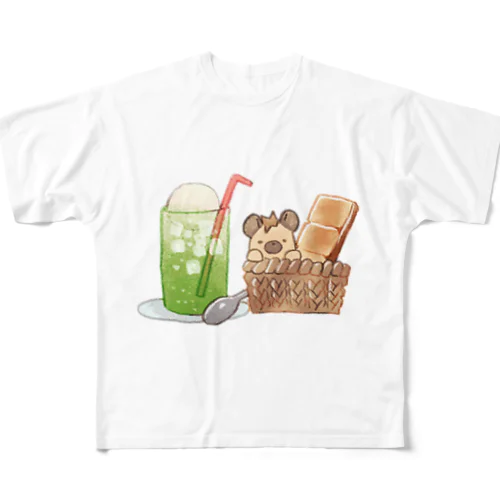 ハイエナさん（モーニングセット） All-Over Print T-Shirt