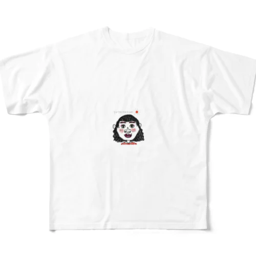 ガチャハナコ フルグラフィックTシャツ